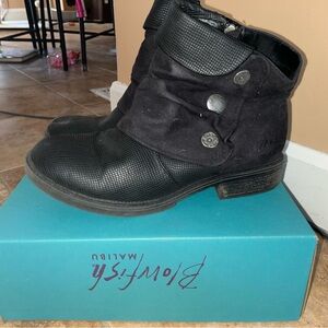 Blowfish Black Ankle Boots size 9